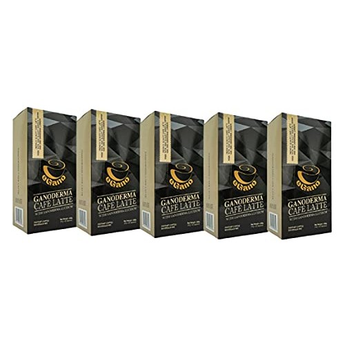 5 Boxes eGano Premium Ganoderma Cafe Latte Instant Coffee With G...