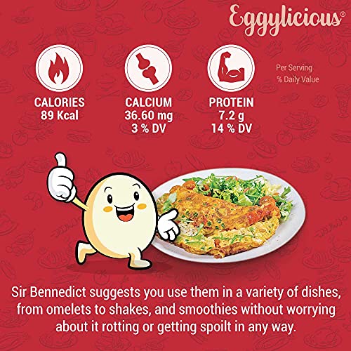 Eggylicious Whole Egg Powder, Dried Natural Protein Powder, Made