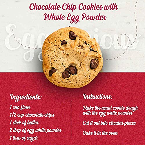 Eggylicious Whole Egg Powder, Dried Natural Protein Powder, Made