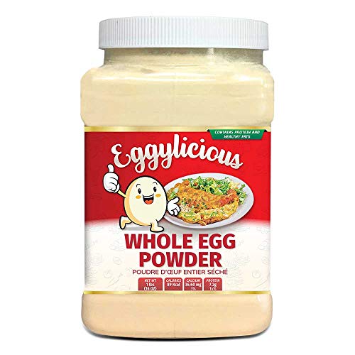 Eggylicious Whole Egg Powder, Dried Natural Protein Powder, Made