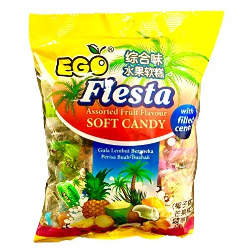 Fiesta Assorted Fruit Flavour With Filled Centre Soft Candy 16.5