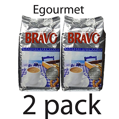 Bravo Greek Ground Coffee 2 Pack 16 Ounces X 2