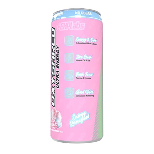 EHPlabs OxyShred Ultra Energy Drink - Performance Carbonated Hea...