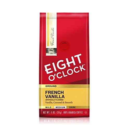 Eight Oclock Ground Coffee, French Vanilla, 11 Ounce Pack Of 6