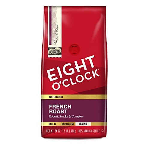 Eight Oclock Ground Coffee, French Roast, 24 Ounce