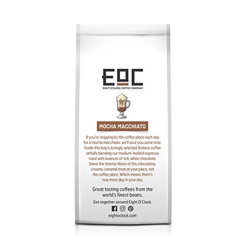 Eight Oclock Coffee Barista Blends Ground Coffee, Mocha Macchia