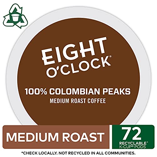 Eight Oclock Coffee Colombian Peaks, Keurig Single Serve K-Cup