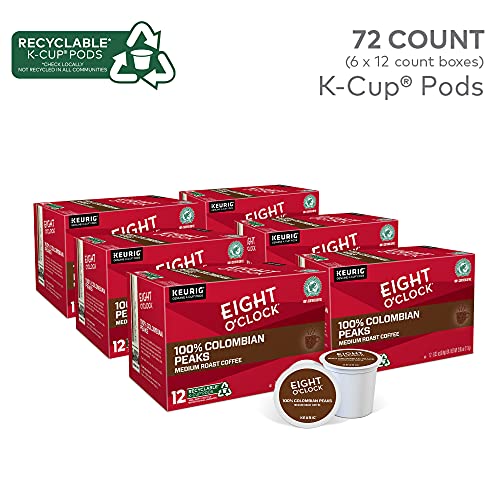 Eight Oclock Coffee Colombian Peaks, Keurig Single Serve K-Cup