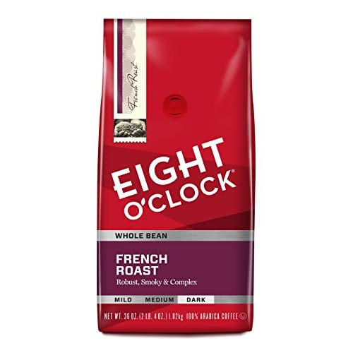 Eight Oclock Whole Bean Coffee, French Roast, 36 Ounce
