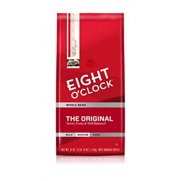 Eight OClock Whole Bean Coffee, The Original, 42 Ounce Packagi...