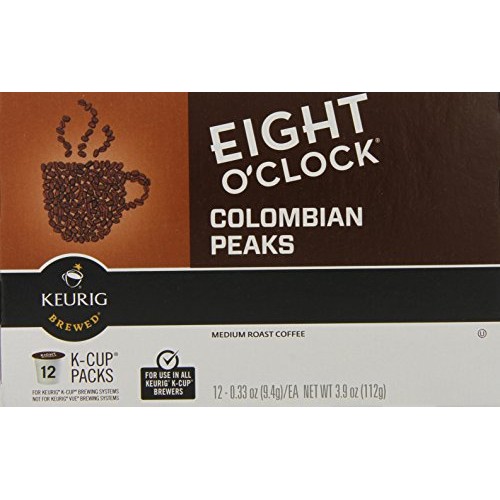 Eight Oclock Colombian K-Cups For Keurig K-Cup Brewers, 72 Count