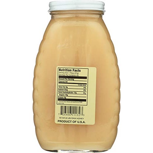 Eiseles Raw Honey - 2 Pound Glass Jar