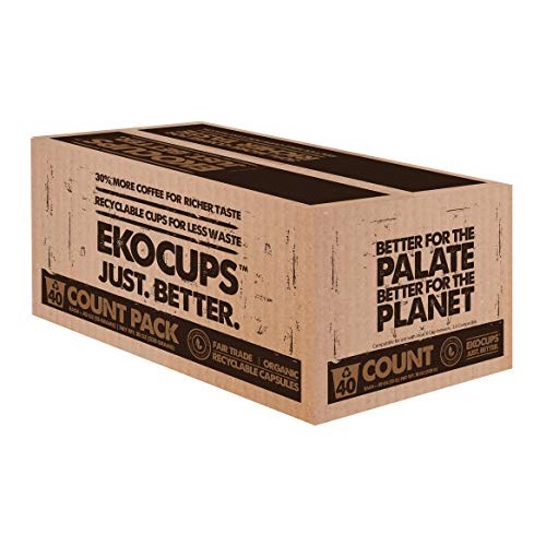 Ekocups Artisan Organic Espresso Roast Hot Or Iced Coffee, In Re