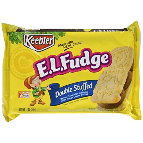 E.L. Fudge Butter Sandwich Cookies With Fudge Creme Filling, Dou