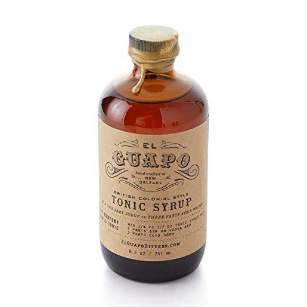 El Guapo British Colonial Style Tonic Syrup - 8.5oz Twin Pack
