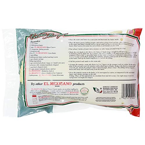 El Mexican Corn Husks 6Oz Hojas Para Tamal Single