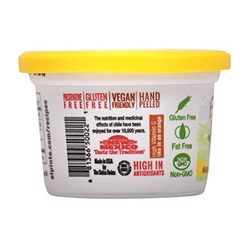 El Pinto Medium Roasted Green Chile Chopped 4 Ounce, 6 Pack