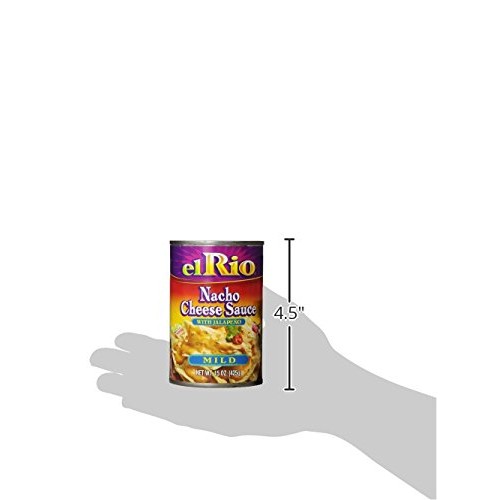 El Rio Mild Nacho Cheese Sauce, 15-Ounce Can Pack Of 12