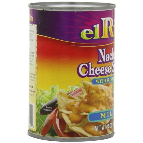 El Rio Mild Nacho Cheese Sauce, 15-Ounce Can Pack Of 12