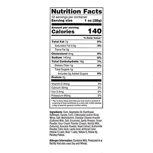 El Sabroso Guacamole Tortilla Chips 12 Oz. Bags 3 Bags