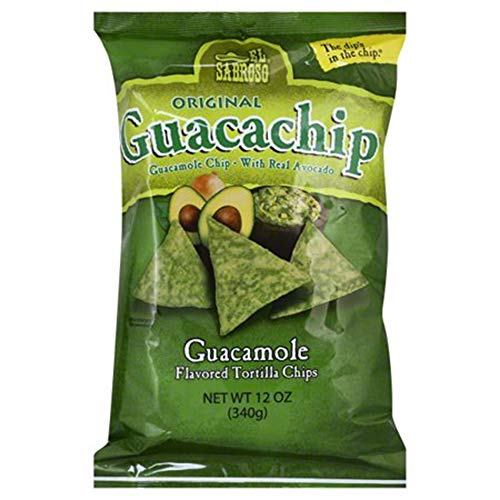 El Sabroso Guacamole Tortilla Chips 12 Oz. Bags 3 Bags