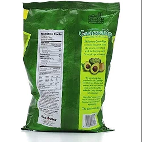 El Sabroso Guacamole Tortilla Chips 12 Oz. Bags 3 Bags