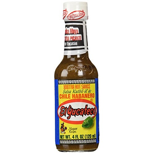 El Yucateco Xxxtra Hot Kutbil-Ik Mayan Style Habanero Hot Sauce