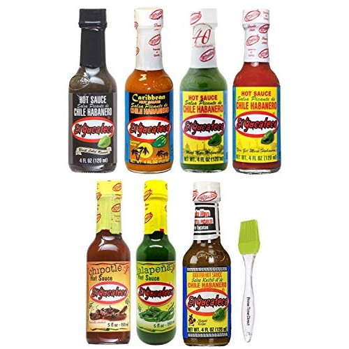 El Yucateco Variety: Black Label, Red, Green, Xxxtra Hot, Caribb