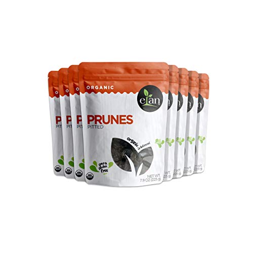 Elan Organic Pitted Prunes 8 Pack, 63.2 Oz