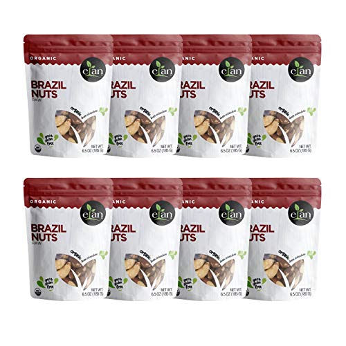 Elan Organic Raw Brazil Nuts 8 Pack, 52 Oz