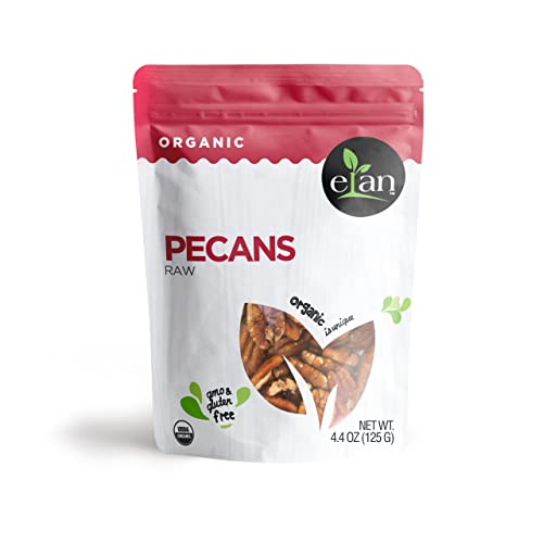 ELAN Organic Raw Pecans 8 Pack, 35.2 Oz, Non-GMO, Vegan, Gluten-...