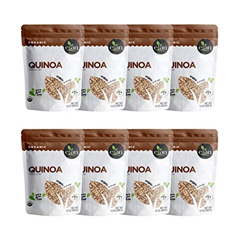 Elan Organic Tricolor Quinoa 8 Pack, 120 Oz