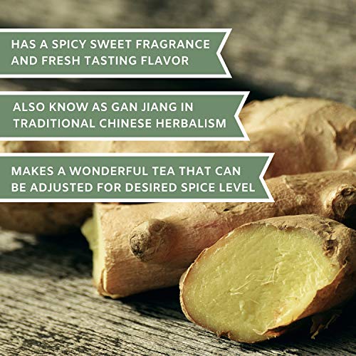 Dried Ginger Root 1 Lb. 16 Oz., Contains Organic Non-Gmo Ginge