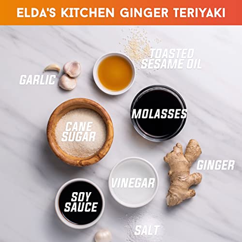 Elda’S Kitchen - Black Pepper, Honey Ginger Soy, Ginger Teriyaki