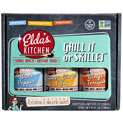 Elda’S Kitchen - Black Pepper, Honey Ginger Soy, Ginger Teriyaki