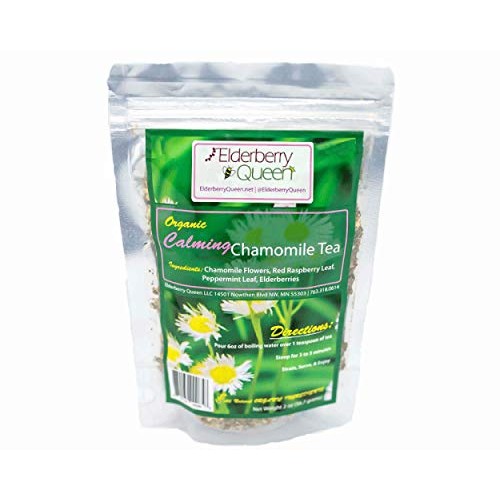 Calming Chamomile Loose Leaf Tea - Red Raspberry Leaf, Peppermin