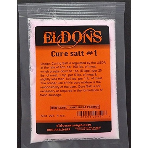 4 Oz. Curing Salt #1 Prague Powder Pink Insta-Cure Cures 100 Lbs