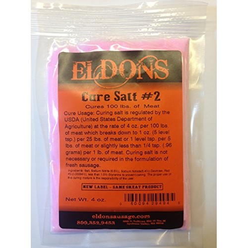 4 Oz. Curing Salt #2 Prague Powder Pink Insta-Cure #2 - Cures 10