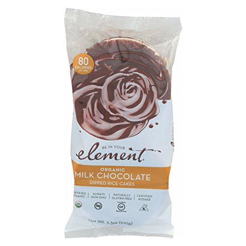 Element, Rice Cake, Og2, Milk Choc, Pack Of 6, Size 3.5 Oz, Low