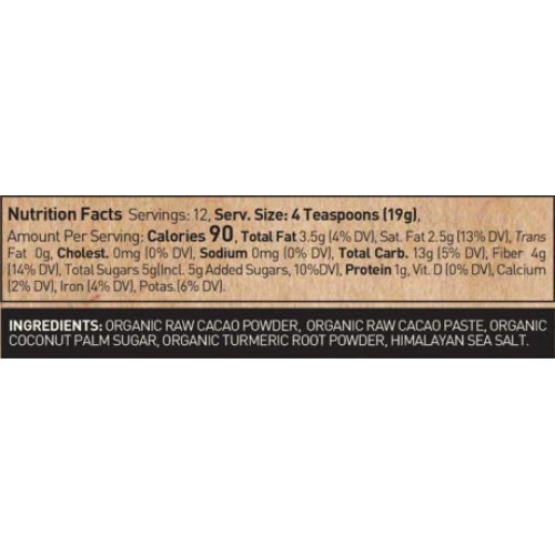 Elements Truffles Turmeric Dark Hot Chocolate -Heavy Metal Teste...