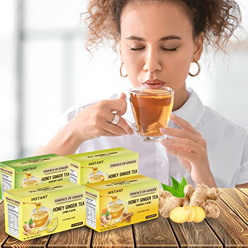 Essence Of Ginger Natural Honey Ginger Turmeric Tea - 20 Packets...