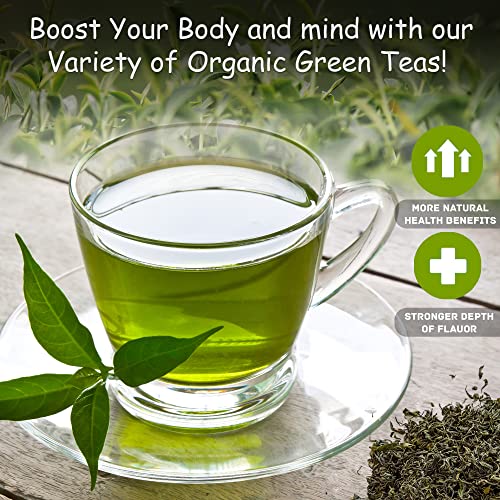 Secret Garden 100% Organic Ceylon Green Tea - 50 Packets - Natur...