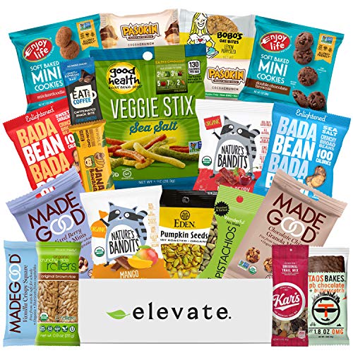 Healthy Premium Gluten Free, Vegan Snacks Gift Basket [20 Count]