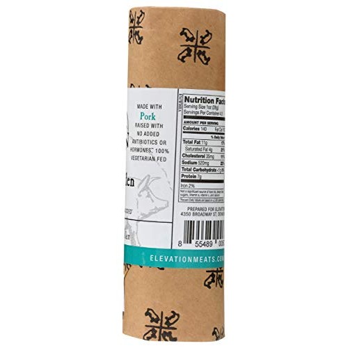 Elevation Artisan Meats, Salami Fennel Pollen, 4.5 Ounce