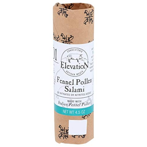 Elevation Artisan Meats, Salami Fennel Pollen, 4.5 Ounce