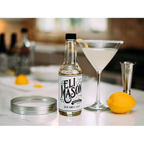 Eli Mason Rich Simple Syrup - All-Natural Cocktail Mixer &Amp; Bever