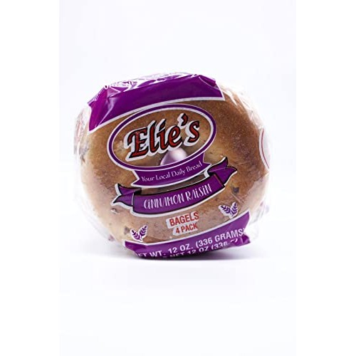 Elies Cinnamon raisin 6 packs of 4 bagels per pack - 24 total b...
