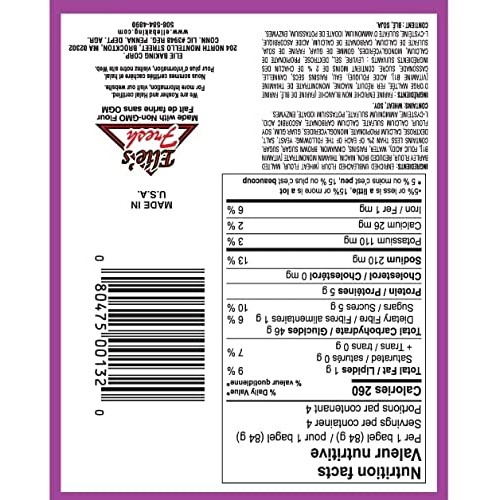 Elies Cinnamon raisin 6 packs of 4 bagels per pack - 24 total b...