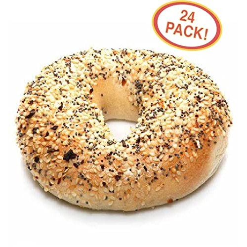 Elies Everything Bagels - 6 packs of 4 bagels per pack - 24 tot...
