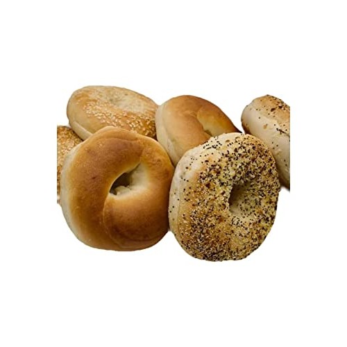 Mixed Case of Elies Bagels 6 packs per case 4 bagels per pack- ...